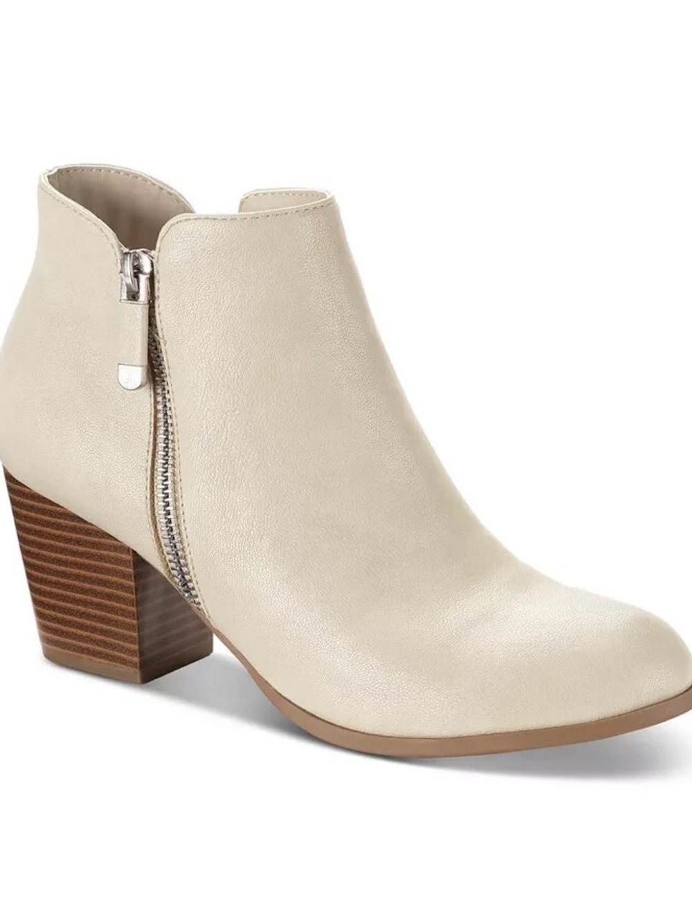 Style & Co. Masrinaa Ankle Booties - Color: ECRU size 9M